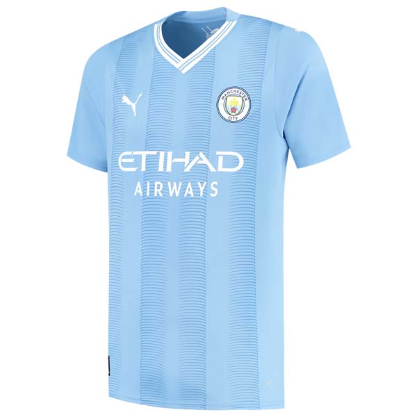 Camiseta Manchester City Replica Primera Ropa 2023/24